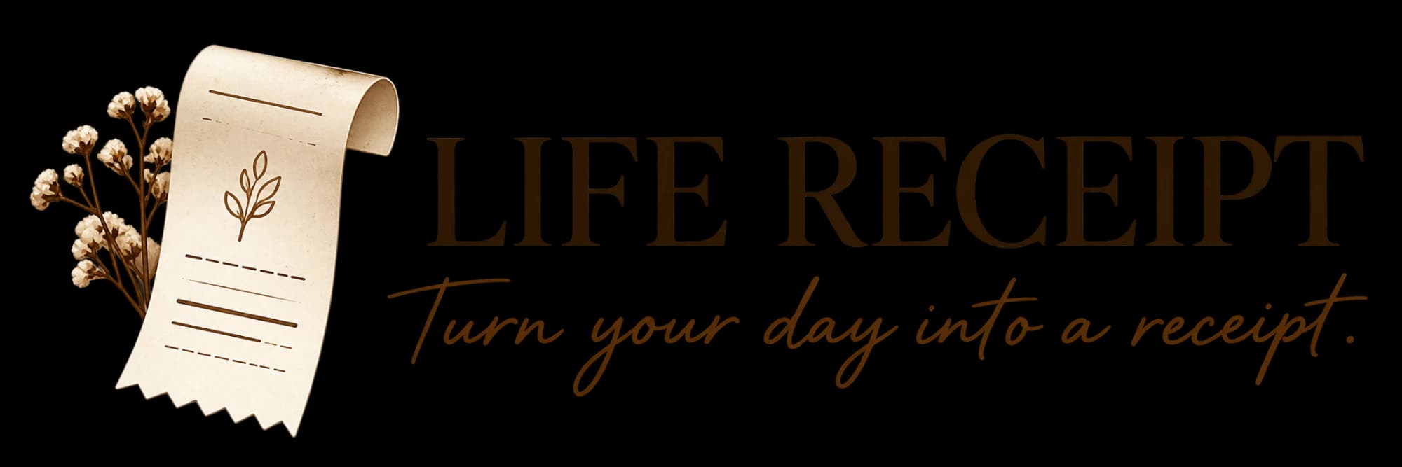 Life Receipt — Turn your day into a receipt.